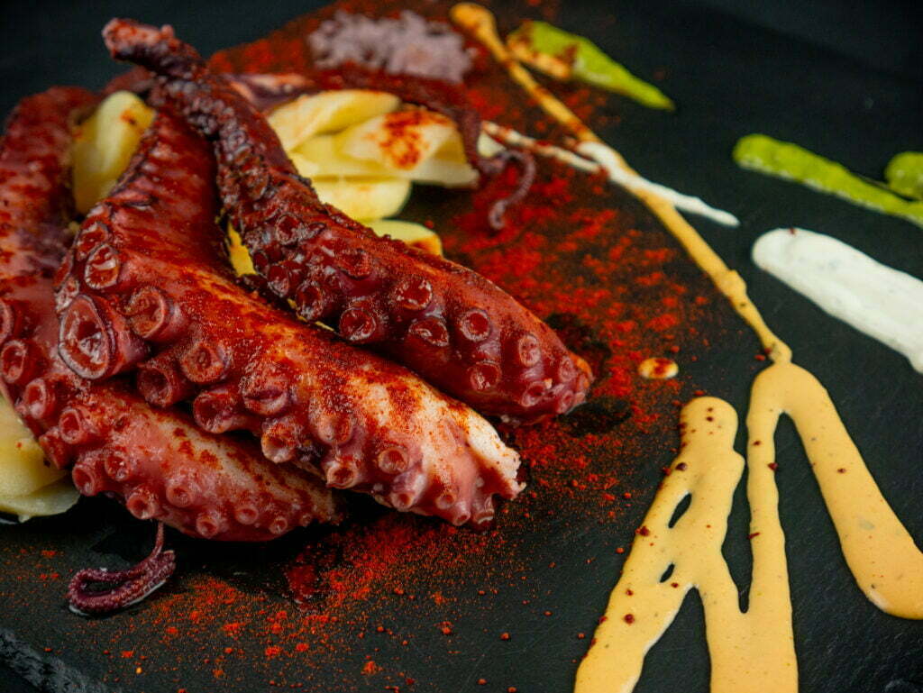 plato de pulpo de el rincon de la cerveza rdc orkoien