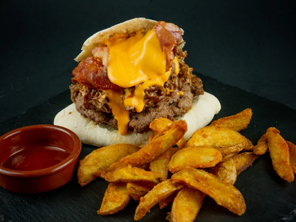 hamburguesa de el rincón dela cerveza